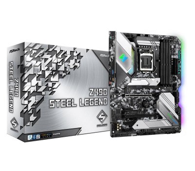 Материнская плата ASRock Z490 STEEL LEGEND s1200 Z490 4xDDR4 M.2 HDMI-DP Type-C SPDIF ATX