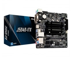 Материнская плата ASRock J5040-ITX CPU Intel Pentium Quad-Core 2xDDR4 SO HDMI-DVI-VGA mITX