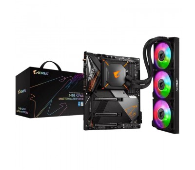 Материнская плата GIGABYTE Z490 AORUS MASTER WATERFORCE s1200 Z490 4xDDR4 M.2 HDMI SPDIF Type-C WiFi 6+BT ATX
