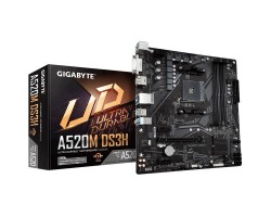 Материнская плата GIGABYTE A520M DS3H A520 AORUS ELITE sAM4 A520 4xDDR4 DP-HDMI-DVI SPDIF mATX