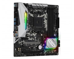Материнская плата ASRock B450M STEEL LEGEND sAM4 B450 4xDDR4 M.2 HDMI-DP1.2 SPDIF Type C mATX