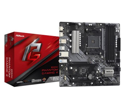 Материнская плата ASRock B550M-HDV sAM4 B550 4xDDR4 HDMI-DP M.2 mATX