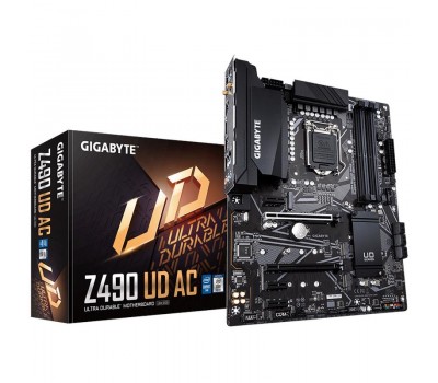 Материнская плата GIGABYTE Z490 UD AC s1200 Z490 4xDDR4 M.2 HDMI 802.11ac+BT5 ATX