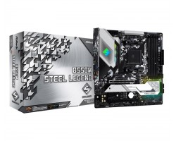 Материнская плата ASRock B550M STEEL LEGEND sAM4 B550 4xDDR4 HDMI-DP M.2 Type-C SPDIF mATX