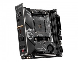 Материнcкая плата MSI MPG_B550I_GAM_EDGE_WIFI sAM4 B550 2xDDR4 HDMI Wi-Fi!!!BT mITX