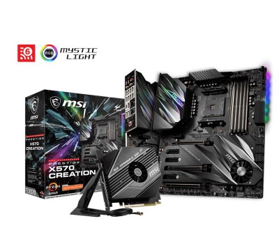 Материнcкая плата MSI PRESTIGE_X570_CREATION sAM4 X570 4xDDR4 PCIe 4.0 Wi-Fi!!!BT EATX