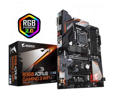 Материнская плата GIGABYTE B360 AORUS GAMING 3 WIFI s1151 B360 4xDDR4 M.2 HDMI-DVI RGB Type-C ATX