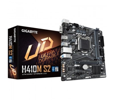 Материнская плата GIGABYTE H410M S2 s1200 H410 2xDDR4 VGA mATX