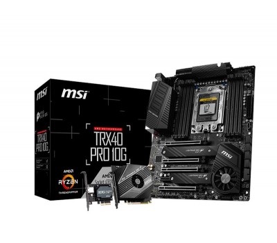Материнcкая плата MSI TRX40_PRO_10G sTRX4 TRX40 8xDDR4 2x Intel® I211AT ATX
