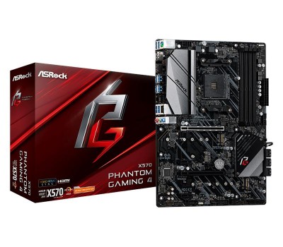 Материнская плата ASRock X570 Phantom Gaming 4 sAM4 4xDDR4 HDMI-DP M.2 ATX