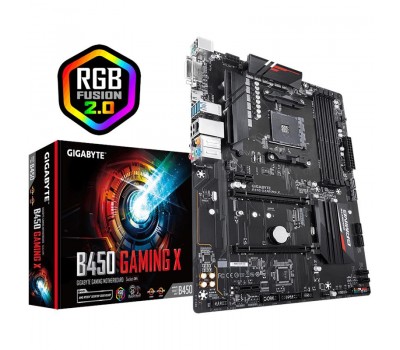 Материнская плата GIGABYTE B450 GAMING X sAM4 B450 4xDDR4 M.2 HDMI-DVI ATX
