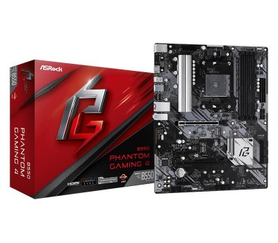 Материнская плата ASRock B550 PHANTOM GAMING 4 sAM4 B550 4xDDR4 HDMI M.2 ATX
