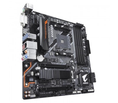 Материнская плата GIGABYTE B450_AORUS_M sAM4 B450 4xDDR4 HDMI-DVI mATX