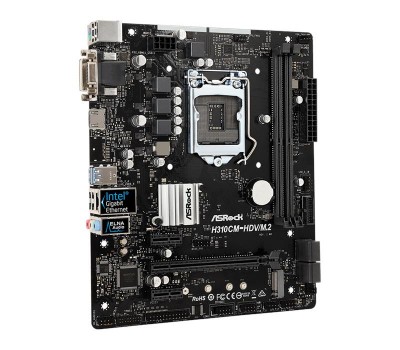 Материнская плата ASRock H310CM-HDV/M.2 s1151 H310 2xDDR4 M.2 HDMI-DVI-VGA mATX