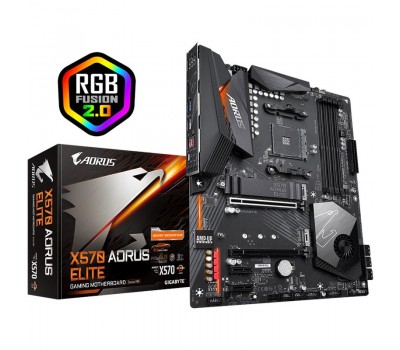 Материнская плата Gigabyte X570 AORUS ELITE sAM4 4xDDR4 HDMI M.2 SPDIF ATX