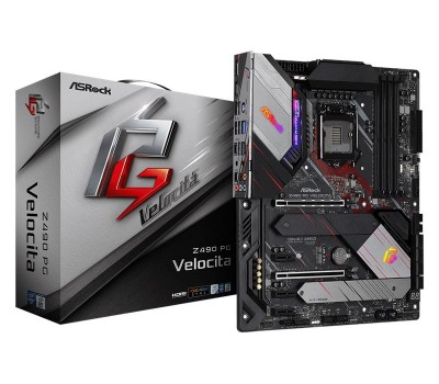 Материнская плата ASRock Z490 PG VELOCITA s1200 Z490 4xDDR4 M.2 HDMI-DP Type-C SPDIF ATX