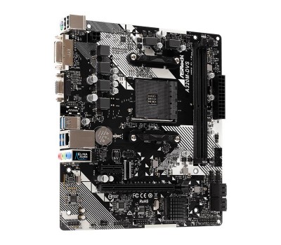 Материнская плата ASRock A320M-DVS sAM4 A320 2xDDR 4 VGA-DVI mATX