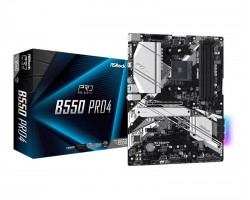 Материнская плата ASRock B550 PRO4 sAM4 B550 4xDDR4 HDMI-VGA M.2 Type-C ATX