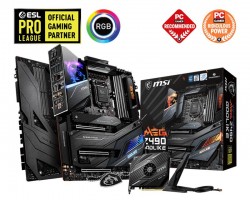 Материнcкая плата MSI MEG_Z490_GODLIKE s1200 Z490 4xDDR4 2x Thunderbolt-DP Wi-Fi!!!BT EATX