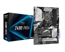 Материнская плата ASRock Z490 PRO4 s1200 Z490 4xDDR4 M.2 HDMI-VGA Type-C ATX