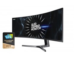 Монитор CURVED GAMING QLED LCD Samsung 48.9" C49RG90 DualQHD 4ms, 2xDP, HDMI, VA, USB, 120Hz, 32:9