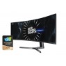 Монитор CURVED GAMING QLED LCD Samsung 48.9" C49RG90 DualQHD 4ms, 2xDP, HDMI, VA, USB, 120Hz, 32:9