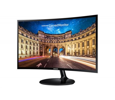 Монитор CURVED LED LCD Samsung 23.5" C24F390F FHD 4ms, D-Sub, HDMI, VA, Headphone, Black, 178/178
