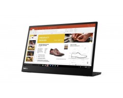 Монитор LCD 14" Lenovo ThinkVision M14, 2xUSB 3.1, Type-C, DP1.2, IPS, 1920x1080, 60Hz, 6ms