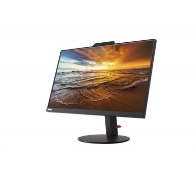Монитор LCD 23.8" Lenovo ThinkVision T24v, D-Sub, HDMI, DP, USB-Hub,MM, IPS, 1920x1080, 75Hz, 6ms, 72% NTSC, Cam, Mic