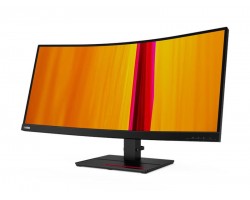 Монитор LCD 34" Lenovo ThinkVision T34w-20, HDMI, DP, USB Type-C Gen1, USB-Hub, VA, 3440x1440, CURVED, 60Hz, 6ms, 99% sRGB