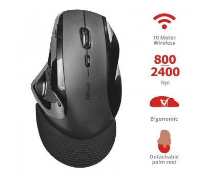 Мышь Trust VERGO WL ERGONOMIC BLACK