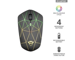 Мышь Trust GXT117 STRIKE WL BLACK