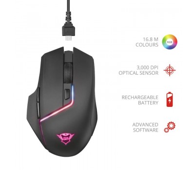 Мышь Trust GXT161 DISAN WL BLACK