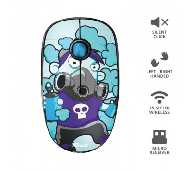 Мышь SKETCH SILENT WL MOUSE BLUE