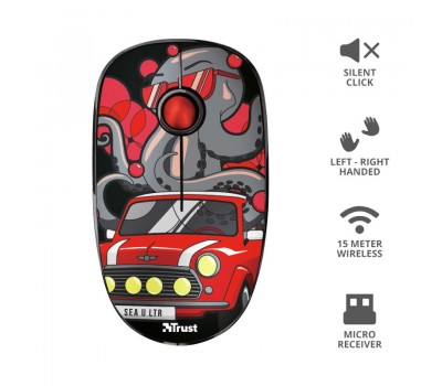Мышь SKETCH SILENT WL MOUSE RED