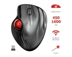 Мышь Trust SFERIA WL TRACKBALL BLACK