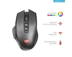 Мышь TRUST GXT 140 Manx Rechargeable WL LED BLACK