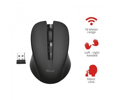 Мышь Trust MYDO SILENT WL BLACK