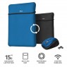 Чехол + мышь Trust YVO MOUSE & SLEEVE 15.6" Blue
