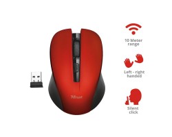 Мышь Trust MYDO SILENT WL RED