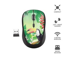 Мышь Trust YVI WIRELESS MOUSE TOUCAN