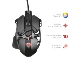 Мышь Trust GXT138 XRAY BLACK