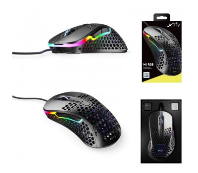 Мышь игровая Xtrfy M4 RGB, Black