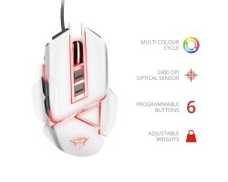 Мышь Trust GXT154 FALX WHITE