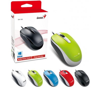 Мышь Genius DX-120 USB Green