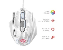 Мышь TRUST GXT 155W Gaming Mouse white camouflage