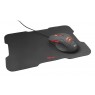 Мышь + коврик TRUST Ziva Gaming mouse with Mouse pad BLACK