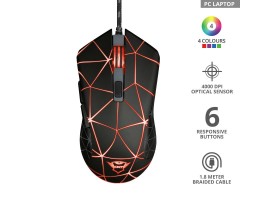 Мышь GXT133 LOCX MOUSE BLACK