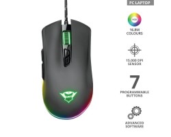 Мышь Trust GXT 900 Qudos RGB Gaming RGB BLACK