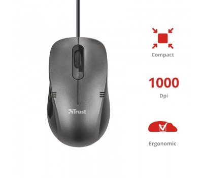 Мышь IVERO COMPACT MOUSE BLACK